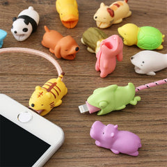 Cute Animals USB Charger Cable Bite Protector